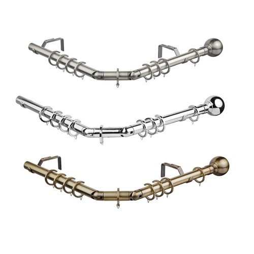 Curtain pole bay window 35mm - curtain,