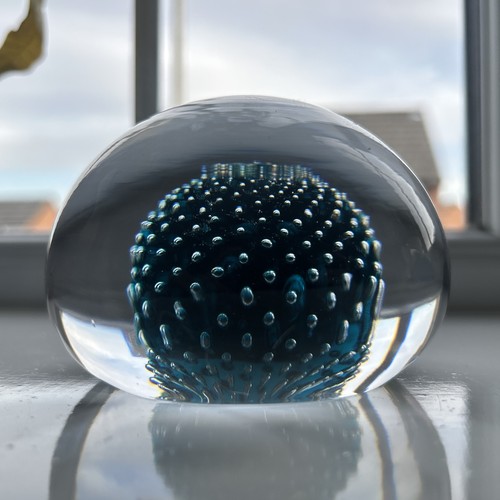 Whitefriars glass paperweight - whitefriars,