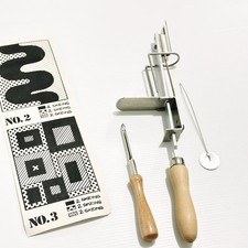 Vintage Rug Tufter Speedy Tufting Tool & Threader & Instructions Set Yarn Making