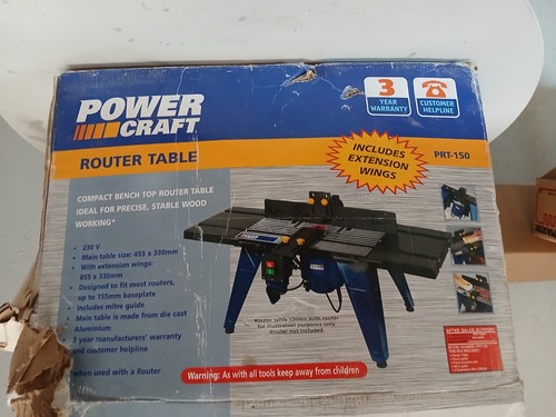 Powercraft prt 150 table - powercraft,