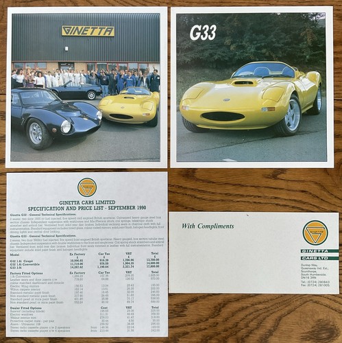 Ginetta g32 g33 - ginetta, 1990