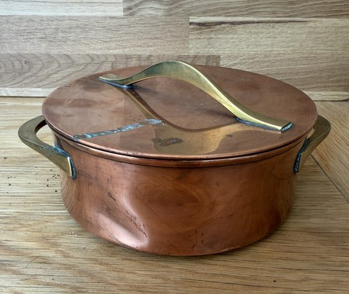 Dansk vintage copper saucepan - copper,