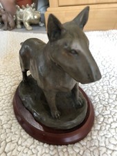 Bull Terrier, dog bust/statue