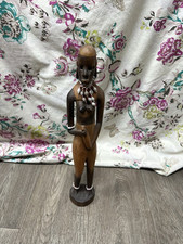 Vintage AFRICAN Carved Statue
