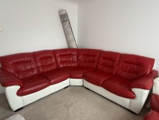 Nappa Leather Corner Sofa With