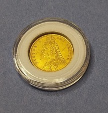 1892 Shield Back Half Sovereign Gold Coin -Queen Victoria -