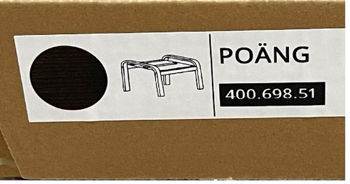 Ikea poang footstool - ikea, footstool/ottoman