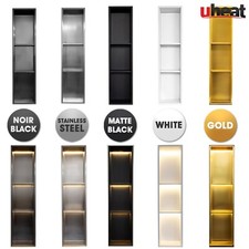 Thermopanel Stainless Steel Shower Niche with LED Lighting Bathroom Storage