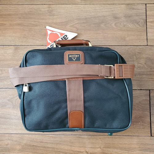 Vintage antler green canvas - vintage,