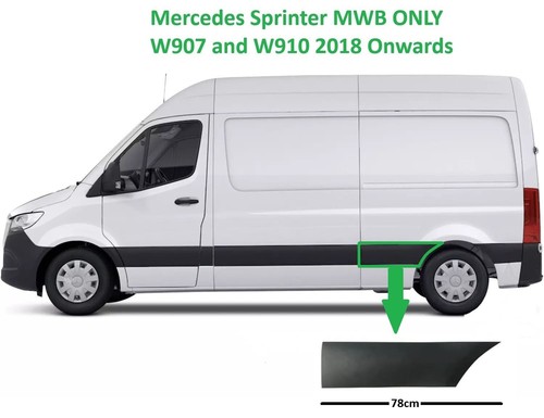 Mercedes sprinter side - side, plastic