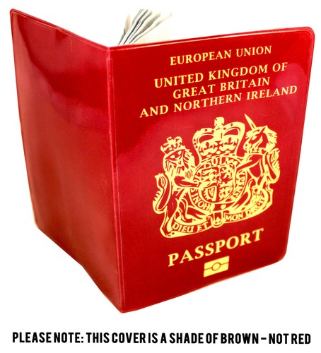 Standard passport cover - uk,