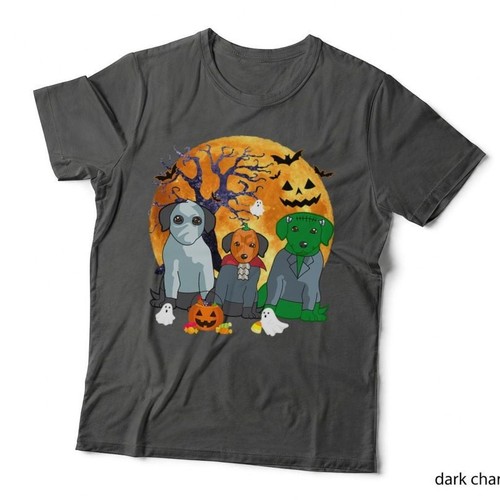 Halloween black lab dog - dog, zombie