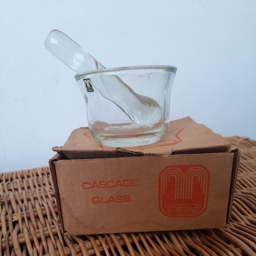 Small vintage clear glass - vintage,