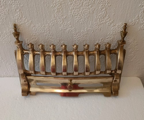 Solid brass fire - brass, grate