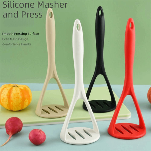 Silicone potato ricer grey - ricer,