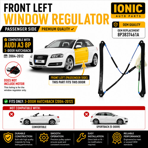 Front left window regulator - left,