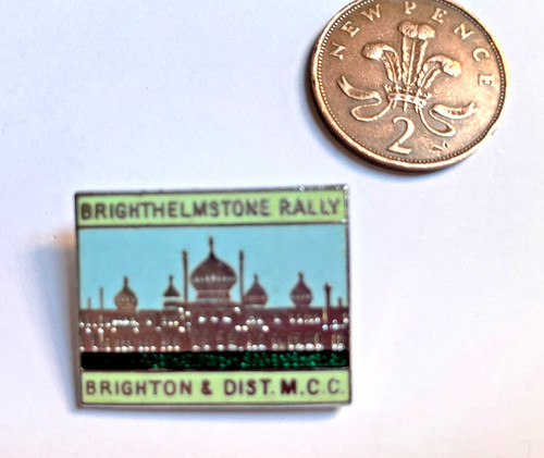 Motorcycle rally badge - motorcycle,