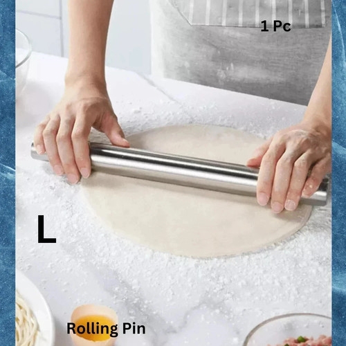 Stainless steel rolling pin - steel,
