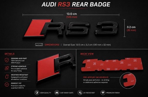Genuine audi rs3 - genuine,