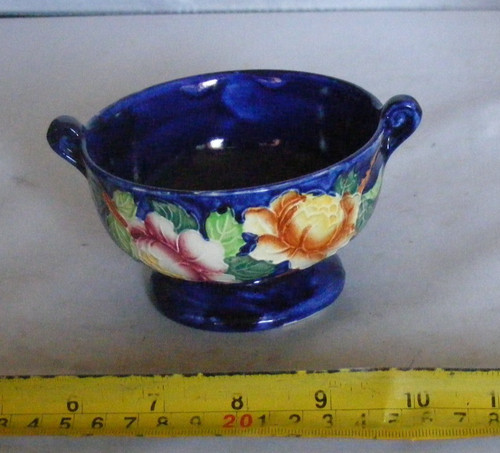 Antque maling trinket bowl - antque,