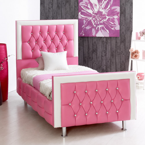 Princess upholstered kids bed - princess,