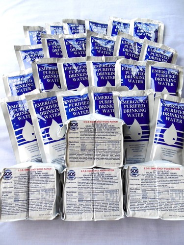 Emergency food water rations - emergency,