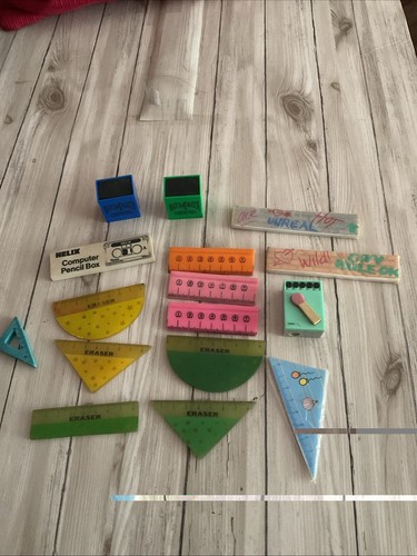 Vintage novelty erasers - vintage,