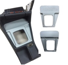 Bmw e34 M5 style shift surround, left hand drive manual abs plastic - gray