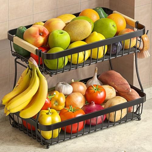 Tier large fruit basket for - basket,