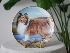 Danbury Mint Collector Plate, Summer Outing by Edward Aldrich, Shetland Sheepdog