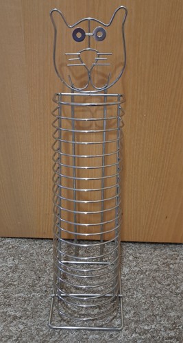 Retro chrome cat rack - retro,