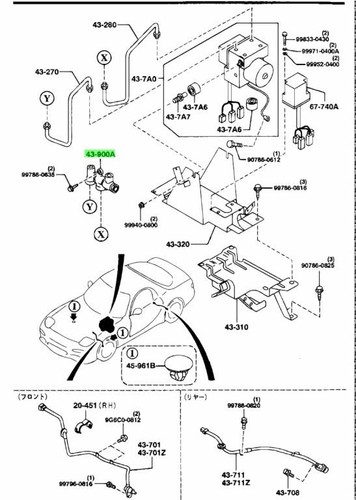 Oem mazda valve - valve, fd3s
