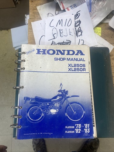 1978 honda xl250s - 1978-81,