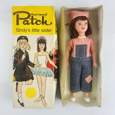 Sindy Doll Vintage Patch Little Sister Pedigree With Box Auburn Hair 1960s MIHK