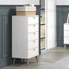 Augusta Curve 5 Drawer Narrow