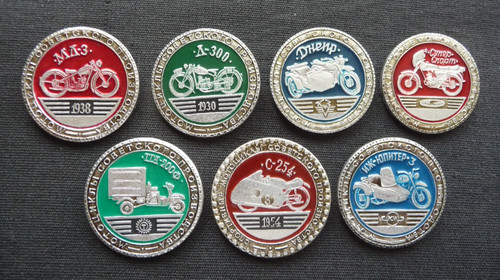 Set ussr soviet badge moto - soviet,