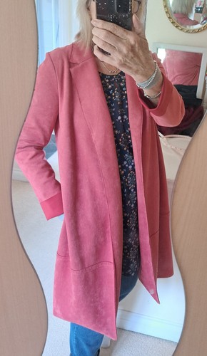 Zara coral pink suede - zara,