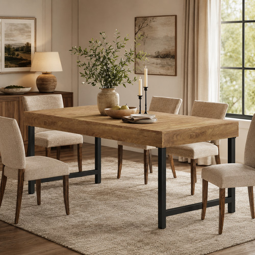 Dining table 140cm - table, rectangular
