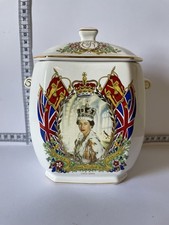 Ringtons Queen Elizabeth Golden Jubilee Tea Caddy By Wade Ceramics Boxed Vintage