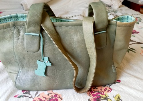 Radley olive green leather - green,