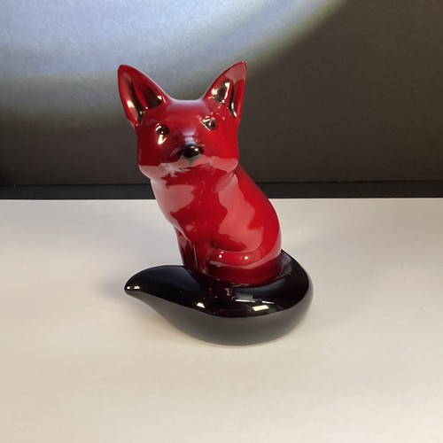 Royal doulton flambé - flambé, seated