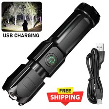 LED Torch Hand Torches Battery Powered - Super Bright Small Camping Flashlight