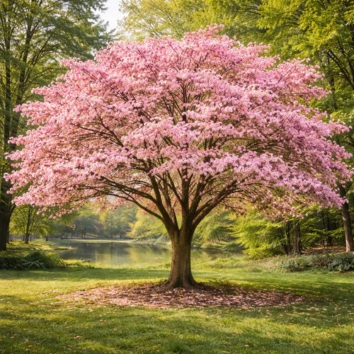 Pink dogwood tree seeds - pink, seeds,