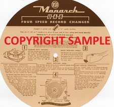 UA8 BSR MONARCH RECORD PLAYER