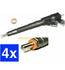 4X Fuel Injector 0445110614 0986435249 Fiat Lancia Alfa Romeo Peugeot Opel 1.3D