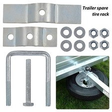 Trailer Spare Wheel Bracket, Carrier, Universal, Erde, Daxara, Clamp, Holder