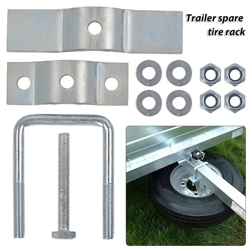 Trailer spare wheel bracket - trailer,