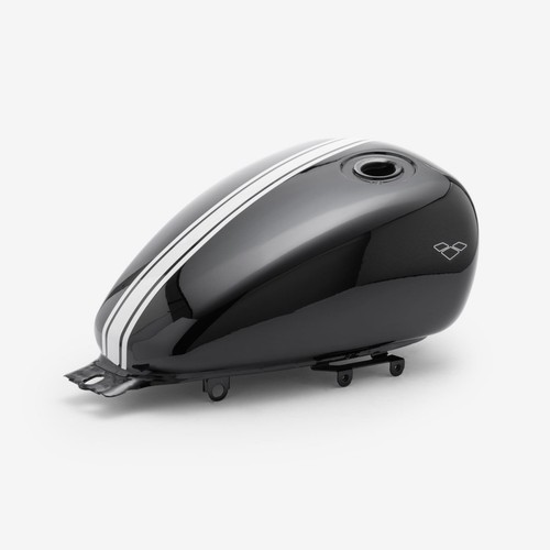 Motorcycle fuel tank - tank, black