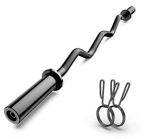 Olympic curl barbell bar - olympic,