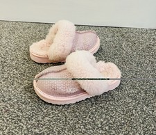 Girls Pink UGG Slippers Size